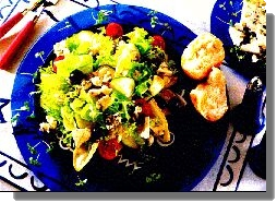 Roquefort-Salat mit Oliven